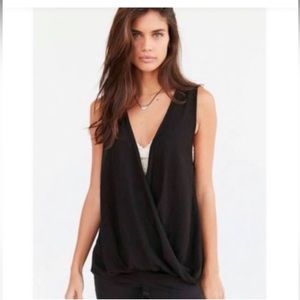 Black Deep V Top